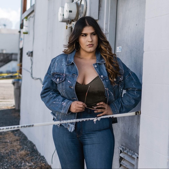 Distressed Jean Jacket - Picture 1 of 7